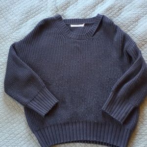 Crop sweater, 3/4 sleeve
